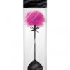 Tapette coeur avec pompon fuchsia – Image 2