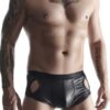 Shorty ouvert noir wetlook