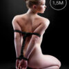 Mini corde de bondage 1,5m noire – Image 2