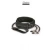 Collier cuir avec chaînes de seins - Easytoys Fetish Collection