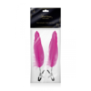 Pinces à seins plume fuchsia - Sweet Caress – Image 2