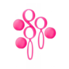 Kit 2 boules de Geisha Yoba - rose – Image 2