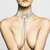 BIJOUX - DÉSIR MÉTALLIQUE COLLIER MÉTALLISÉ ARGENT – Image 2